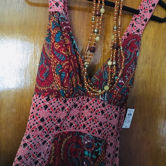 Exotic Print Maxi Dress - Picture 3 of 8